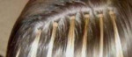 Blond vlasy na mikrokrúžkoch, 100% európske, 65cm, 100 prameňov, ihneď – fotka 2