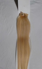 Blond clip in ludské vlasy – fotka 2