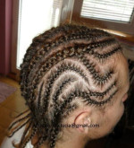 Francúzske copky, Cornrows – fotka 3