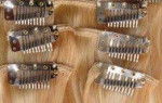 Blond clip in ludské vlasy – fotka 4